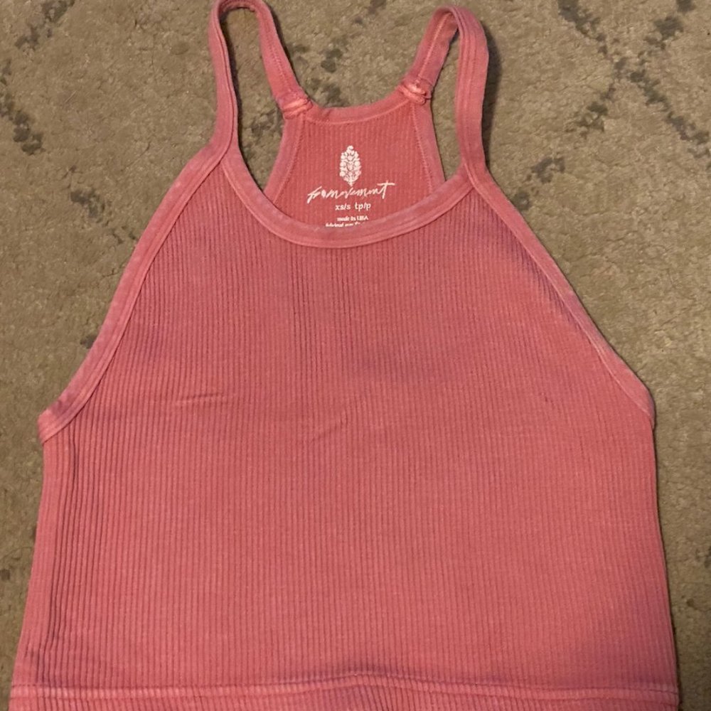 Free People Movement Happiness Runs Crop - Pink - Size XS/S